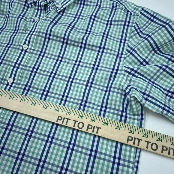 LL Bean Shirt Button Down Short Sleeve Mens Size M tall 3351 - Picture 6 of 7